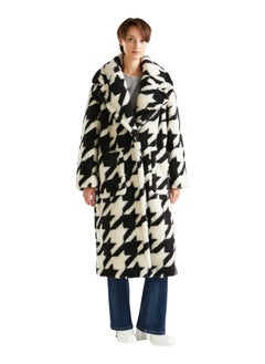 اشتري Houndstooth Teddy Coat في مصر