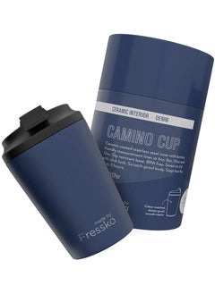 Buy Denim Ceramic Interior Reusable Cup 12oz in Saudi Arabia