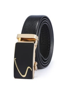 اشتري 125CM Creative Casual Versatile Wear Resistant Leather Automatic Buckle Belt في الامارات