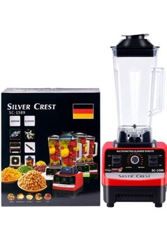 Buy Heavy Duty Commercial Grade Electric Mixer Blender with 15 Timer Speed 4500W 2.5 Liter in UAE