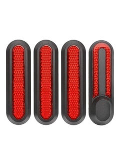 Buy 4-piece electric scooter reflective strips folding electric scooter accessories reflective side cover in Saudi Arabia