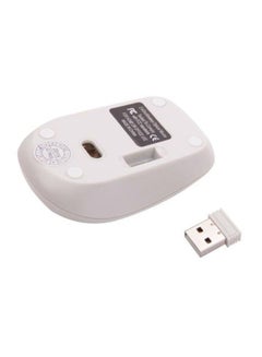 Buy Mini 2.4G Dpi Wireless Keyboard And Optical Mouse For Desktop Pc White in Saudi Arabia