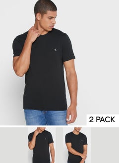 Buy 2 Pack Essential Crew Neck T-Shirt in Saudi Arabia