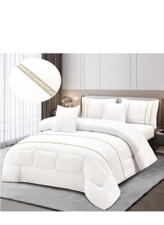 Buy Summer Bed Mattress For One and a Half People 4 Pieces With Microfiber Filling 170 x 220 Cm in Saudi Arabia