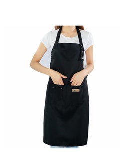 Buy Apron for Men Women, Adjustable Waterproof Aprons, with Pockets Cooking Kitchen Aprons, Professional Kitchen Apron, for Kitchen, Cooking, Gardening, Painting, Baking Restaurant in UAE