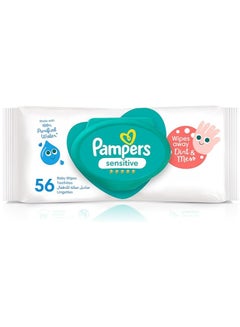 اشتري Pampers Sensitive Protect 56 Wipes في مصر
