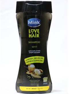 Buy Mink Shampoo Honey & Wheat Germ Argan Oil 400 ML in Egypt