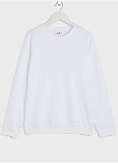 Buy Essential Round Neck Sweatshirt in Saudi Arabia