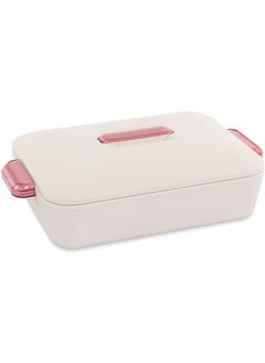 اشتري Colorado Rectangle Insulated Server With Ceramic Baking Dish, White - 2.8L في الامارات