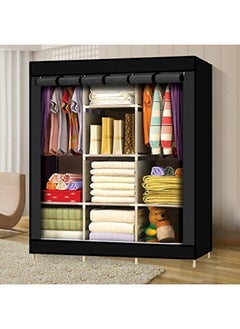 اشتري Black 3-drawer wardrobe 88130: modern design and ample storage space في مصر