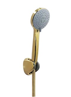 اشتري Logic Hand Shower With Pipe Round Gold في السعودية