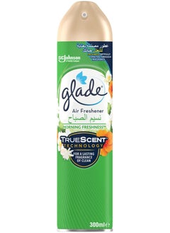 Buy Glade Aerosol Morning Freshness Air Freshener, Refresh Every Room In Your Home, 300ml in UAE