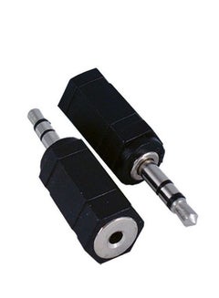 Buy 1Pcs 3.5mm Mono Plug Male To 2.5mm Female Connector in Saudi Arabia