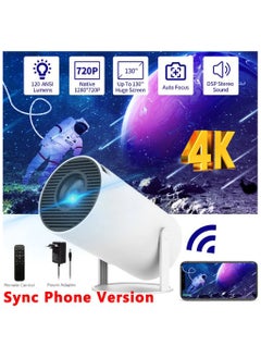 اشتري HY350 Android 5G Wifi Smart Portable Projector 1280 720P Full HD Office Home Theater Video Mini Projector Optical specifications في الامارات