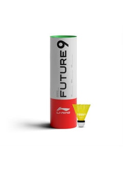 اشتري Future 9 Nylon Shuttlecock (Yellow Pack Of 6) في السعودية