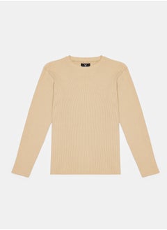 Buy Men Sweatshirt Beige in Egypt