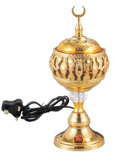 Buy Luxurious Design Oud Bakhoor Incense Burner Electric Mabkhara Gold in UAE