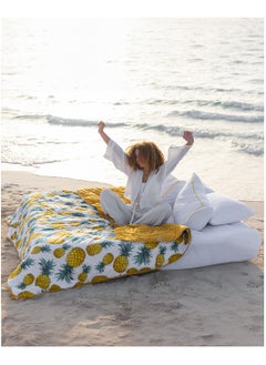 Buy pineapple double face summer duvet (240x260)  Fiber Density: 200gm in Egypt