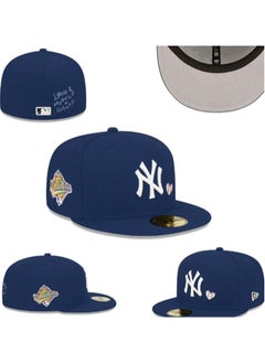 اشتري NEW YORK  3D Fashionable Embroidered Fitted Baseball Team Cap with Closed Back for Sun Protection في السعودية