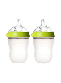 Buy 2 Piece Natural Feel Feeding Bottle Set 250 ml in Saudi Arabia