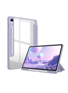 Buy Samsung Galaxy Tab S9 FE 5G 10.9" & S9 11", with S Pen Holder, Shock Absorption Back Cover, Auto Wake/Sleep Lavender in Egypt