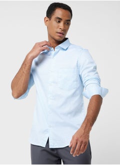 اشتري Thomas Scott Classic Slim Fit Micro Ditsy Printed Pure Cotton Formal Shirt في السعودية