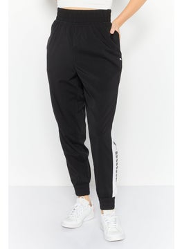 اشتري Women Sportswear Fit Training Track Pants, Black/White في الامارات