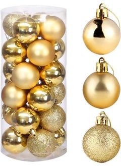 Buy Christmas Balls Decoration Christmas Tree 24 Pcs in Egypt