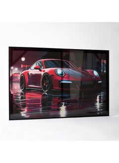 Buy Ersel Car Framed Picture with High Gloss Surface 60 x 90 x 2.8 cm in Saudi Arabia