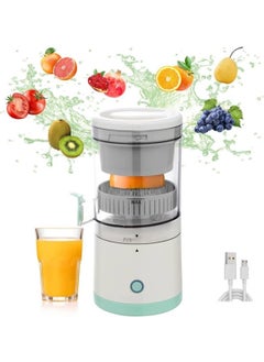 Buy Portable Electric Citrus Juicer Handheld Free Portable USB Charging Powerful Cordless Fruit Juicer Multifunctional One Button Easy Press Lemon Orange Squeezer Machine For Kitchen in UAE