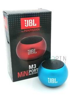 اشتري M3 Mini Portable Bluetooth Speaker – Blue, Compact, Wireless with Exceptional Audio في الامارات