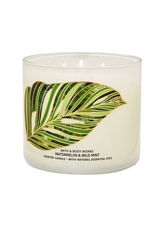 Buy Watermelon & Wild Mint 3-Wick Candle in UAE