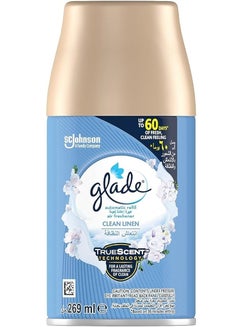 Buy Glade Automatic Spray Refill Clean Linen Air Freshener 269ml in UAE