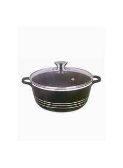 اشتري Dessini Granite Casserole Cooking Pot 28Cm- Pfoa Free Oven Safe-Multi Layer Non Stock Coating-Dishwasher Safe في الامارات