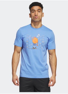 Buy Lil Stripe Bracket Graphic Short Sleeve Basketball T-Shirt in Egypt