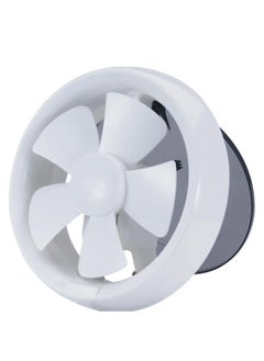 Buy Exhaust Wall Fan for Kitchen and Bathroom 20cm White in Saudi Arabia