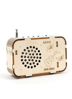 Buy Wooden FM Radio Kit, STEM Toys Build Your Own FM Radio Kit, Science Experiment and Educational Project STEM Kit, DIY Electronic Snap Circuits Projects Gifts for Teen Girls Boys in UAE