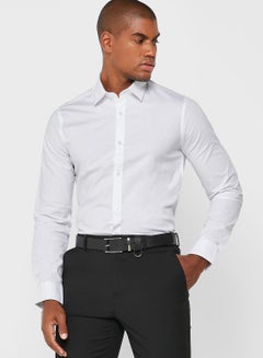 Buy Stretch Cotton Slim Fit Shirt in UAE