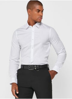 اشتري Stretch Cotton Slim Fit Shirt في الامارات