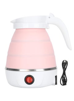 Buy Portable Electric Foldable Kettle for Travel, Silicone Water Boiler, Easy to Carry & Heat | Pink in UAE