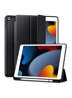 Buy Case Compatible with iPad 9th/8th/7th Generation Case/iPad Case 10.2 Inch, Smart Folio Soft TPU Protective Case Cover with Apple Pencil Holder for iPad 9th/8th Gen,Full Body Protection in UAE