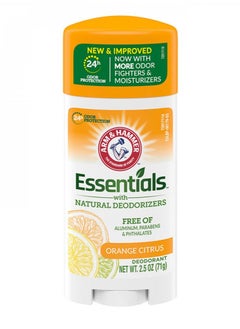 اشتري Arm & Hammer Essentials deodorant, crisp orange citrus, 71G في السعودية