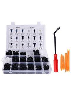 اشتري 415-Pieces Car Push Retainer Clips Set With Remover Tool في السعودية