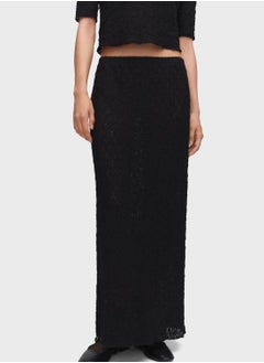 Buy Mesh High Waist Skirt in UAE