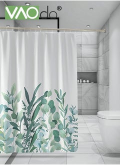 Buy Polyester Printing Shower Curtain 3D Digital Printing Easy to Clean Polyester Material Thickened and Impermeable Machine Washable Warm Shower Curtain Waterproof and Mildew Proof Shower Curtain in Saudi Arabia