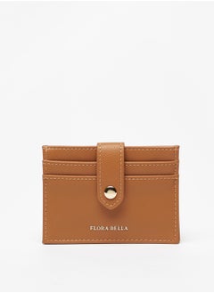 Buy Solid Wallet with Button Closure in UAE