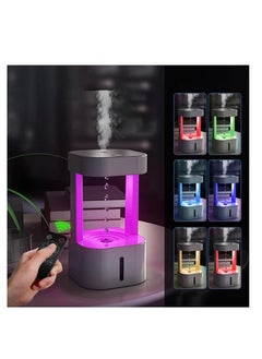 اشتري Levitating Water Droplets Humidifier with 7 Color Changing Lights and Auto-Off Feature for Essential Oils in Bedroom and Office في الامارات