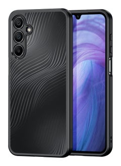 Buy DUX DUCIS Aimo Series Cover for the Samsung Galaxy A16 mobile phone slim, transparent matte cover made of TPU, polycarbonate, polypropylene, silicone - Black in Egypt