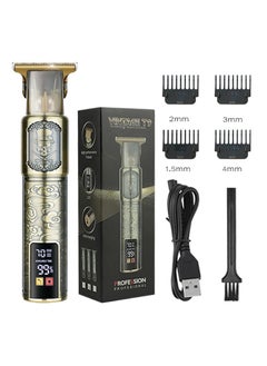 Buy Rechargeable Beard trimmer and hair clipper with LCD display for men in Saudi Arabia