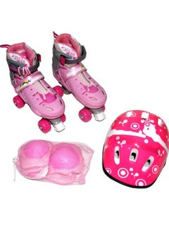 Buy Kids Unisex Four Wheel Roller Skating Shoes S in Saudi Arabia